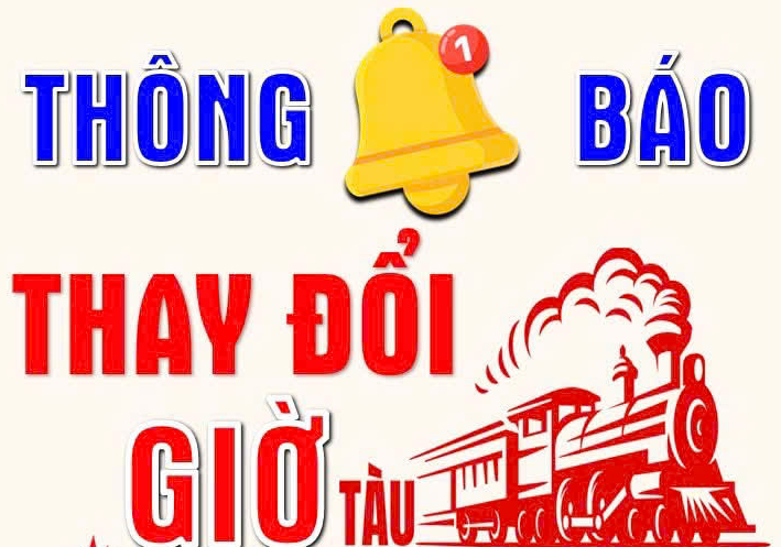 Thay đổi giờ tàu dịp Hè 2025