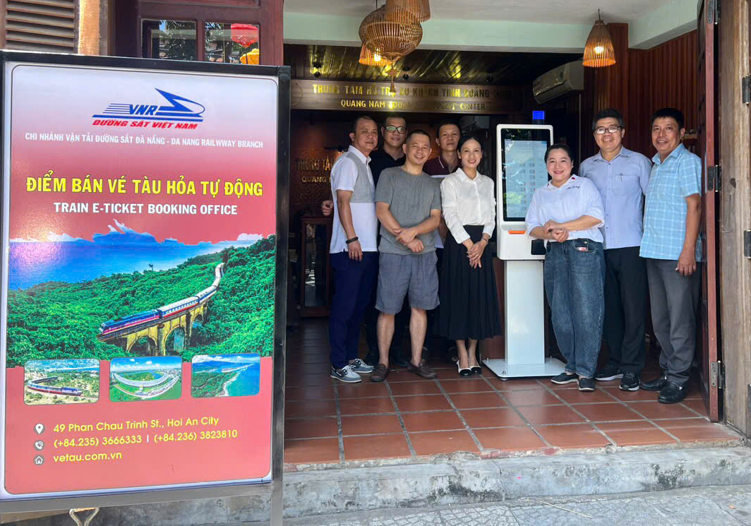 Kiosk Bán Vé Tự Động Hiện Đại Tại Hội An – Mua Vé Tàu Nhanh Chóng, Hành Trình Thêm Thuận Tiện!